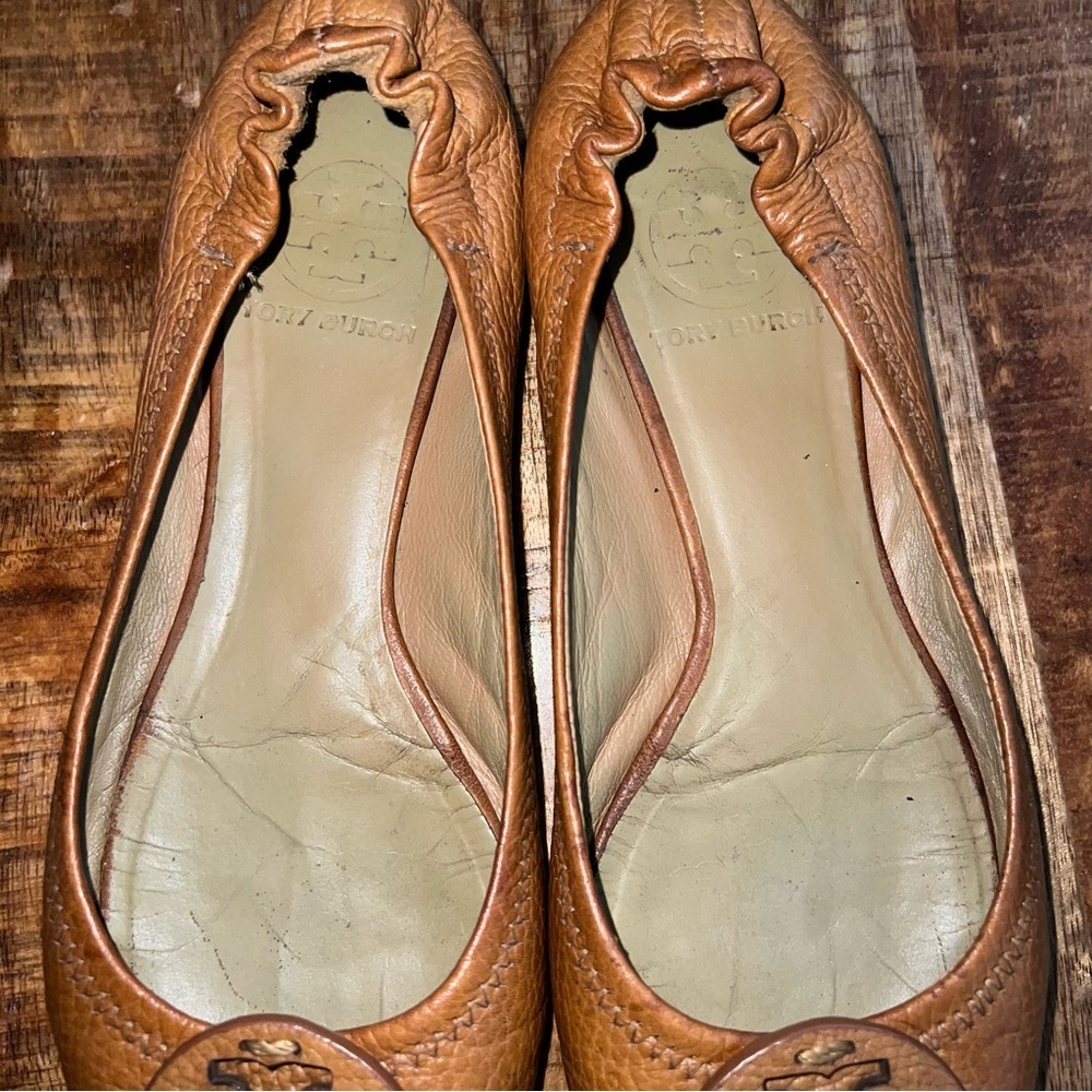 Tory Burch Ballet Flats (Revas) sz 6 Tan - Picture 4 of 10